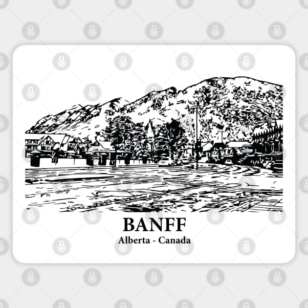 Banff - Alberta Magnet by Lakeric